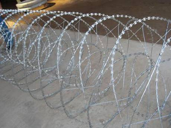 Double Coil Concertina Razor Wire With High Security